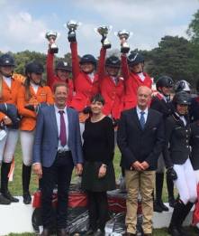 Nations cup CSIOJ JOsephine Bøgh Boegh Bogh laurenz casall laurin winner van dejk verdi emillion